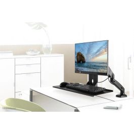 Neomounts Soporte VESA para Teclado y Ratón KEYB-V200BLACK, Negro, Acero, Carga 2kg, Soporte Universal para Teclado y Ratón