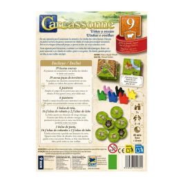 Devir Carcassonne: Viñas y Ovejas Exp9 - Expansión del popular juego de mesa, añade nuevas mecánicas y losetas. Requiere juego base.