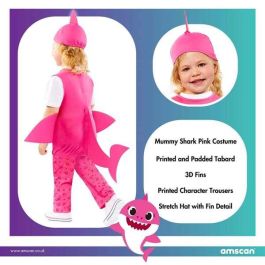Baby Shark Disfraz Bebé Mamá Shark Rosa Talla 2-3 años Baby Shark Disfraz Bebé Mamá Shark Rosa Talla 2-3 años