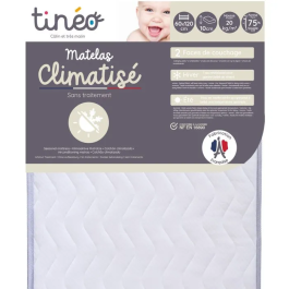 TINEO Colchón Climatizado 60x120x10, Doble Cara Invierno/Verano, Transpirable, Antiácaros, Antibacteriano, Antimoho Precio: 62.50000053. SKU: S7149939