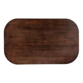 Mesita Marrón Oscuro Madera de Mango 115 X 70 X 43 cm