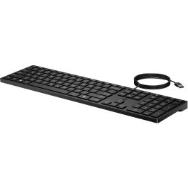 HP Teclado 320K con Cable Negro USB Tipo A