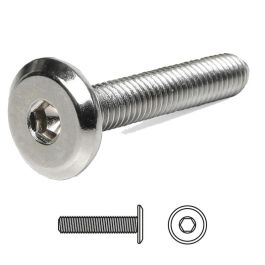 UCAFIX Tornillo Embellecedor Cegas Cabeza Plana Allen M6/M8 Níquel 60mm Largo 6mm Diámetro Precio: 0.49999983. SKU: B1EWYFPJVL