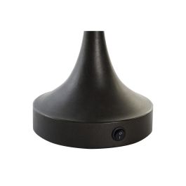 DKD Home Decor Decoración Luminosa Loft LED Metal Dorado y Negro 61 cm Alto Funciona con Pilas