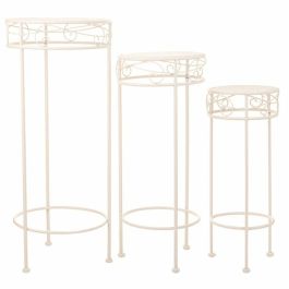 Soporte para Maceta Alexandra House Living Blanco Metal Hierro 28 x 120 x 58 cm