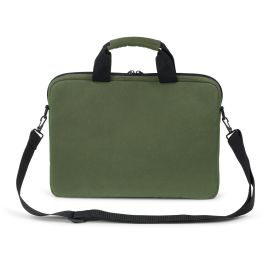 DICOTA D31959 BASE XX SLIM CASE Bandolera para Portátil 13-14.1" Verde Oliva Resistente a Golpes con Asa y Correa Hombro