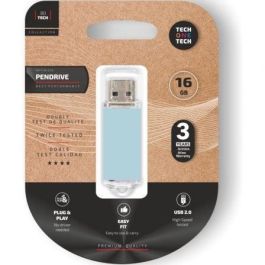 Pendrive 16GB Tech One Tech Basic USB 2.0/ Azul Cielo Precio: 7.49999987. SKU: B17S3AQXDE