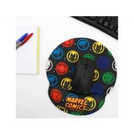 Wondee Alfombrilla Ratón Ergonómica Gel Marvel Comics con Reposamuñecas Antideslizante y Tejido Impermeable