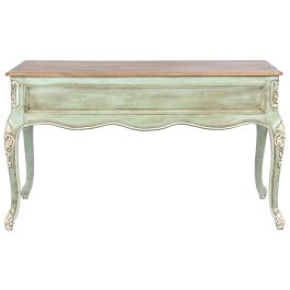 DKD Home Decor Escritorio Verde Marron 133 x 75 x 68 cm