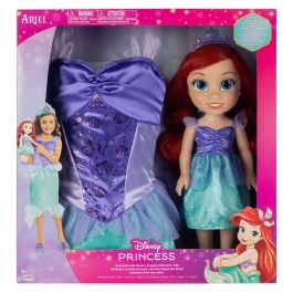 JAKKS PACIFIC Muñeca Ariel La Sirenita Disney 38cm + Disfraz Infantil (4-7 años) Precio: 38.50000022. SKU: B1GC2F3VJJ