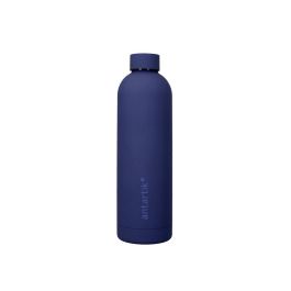 Botella Portaliquidos Antartik Isotermica Acero Inoxidable Libre De Bpa Color Azul 75O Ml