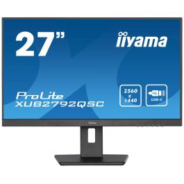 Pantalla de PC - iiyama prolite xub2792qsc -b5 - 27 WQHD - la losa IPS - 4 ms - 75Hz - HDMI / Displayport / USB -C / USB Hub - Pie ajustable