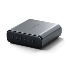 Satechi 200W Cargador de Pared GaN 6 Puertos USB-C PD Carga Rápida para Múltiples Dispositivos, Gris Espacial