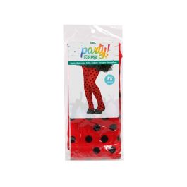 Pantys con lunares para niña - Accesorio para disfraces de flamenca, Minnie Mouse o looks retro