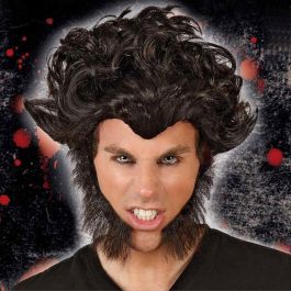 Peluca De Hombre Lobo Morena Con Patillas - Halloween, Adulto Precio: 7.88999981. SKU: S1125875