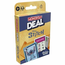 Hasbro Monopoly Deal Stitch Juego de Cartas Rápido 15 Minutos HASG2975101 a partir de 8 años