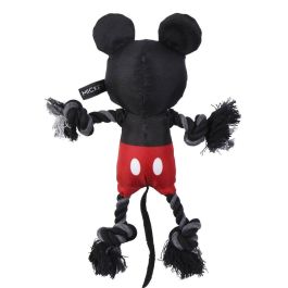 Cerdá Cuerda Dental Mickey para Perro | Juguete de Higiene Bucal para Masticar y Limpiar Dientes | Color Negro | Dimensiones 15x6x28 cm