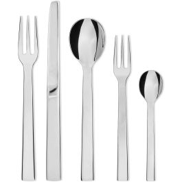 Alessi Santiago Cubiertos 5 Piezas - Acero Inoxidable 18/10, Pulido Brillante, Apto Lavavajillas - DC05S5 Precio: 38.78999971. SKU: B1A3NSPTFD