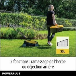 Cortacésped eléctrico - POWERPLUS - POWEG62203 - 1000 W - 320 mm Ø - Con recogida y expulsión trasera Cortacésped eléctrico - POWERPLUS - POWEG62203 - 1000 W - 320 mm Ø - Con recogida y expulsión trasera
