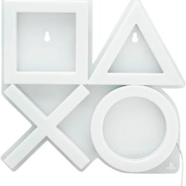 PALADONE Lámpara de pared LED Iconos PlayStation - Colores Rosa, Verde, Rojo, Azul