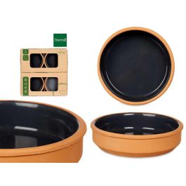 Set 4 Cazuelas Barro 16 Cm Color Negro La Dehesa (6 Unidades)