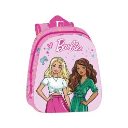 Mochila Escolar 3D Barbie Rosa Fucsia 27 x 33 x 10 cm Precio: 11.49999972. SKU: B19RB4LH73