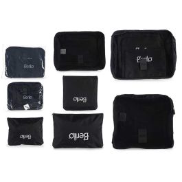 Set 6 Portatodo Viaje Berilo - Azul, Negro - 10x31x39 cm (12 Unidades) Precio: 79.49999959. SKU: B158PFTQS5