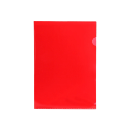 Liderpapel Carpeta Dossier Uñero 44000 Polipropileno DIN A4 Rojo hasta 20 hojas