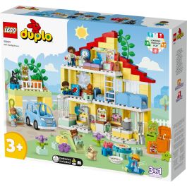 LEGO Duplo 10994 Casa Familiar 3en1 Juego de Construcción para Niños y Niñas a Partir de 3 Años con 218 Piezas Multicolor
