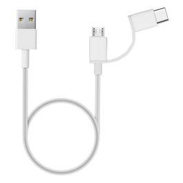 Xiaomi Cable 2 en 1 USB A a Micro USB y USB Tipo C 1m Blanco SJV4082TY Precio: 5.59000035. SKU: S8102391