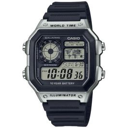 Reloj Hombre Casio ILLUMINATOR WORLDTIME Negro Gris (Ø 40 mm) Precio: 73.50000042. SKU: S0449580