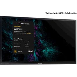 Sharp PN-LA652 Panel Plano Interactivo 65" LCD 4K Ultra HD Negro Pantalla Táctil