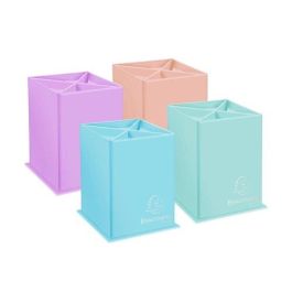 Cubilete Exacompta Aquarel Carton Forrado 4 Compartimentos Colores Surtidos (4 Colores: Coral, Azul, Verde Y Rosa) (Set de 8) Precio: 37.50000056. SKU: B1G295VFXM