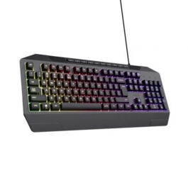 Trust Gaming Teclado Gaming GXT 836 EVOCX - Anti-Ghosting 25 Teclas, Iluminación RGB, Teclas Multimedia, 24998