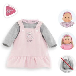 Corolle Vestido y camiseta Orillas del Loira COR4062013141442 Ropa para muñeca de 36cm A partir de 2 años