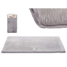 Alfombra Pelo Corto Gris Oscuro 60 X 90 Giftdecor (6 Unidades)