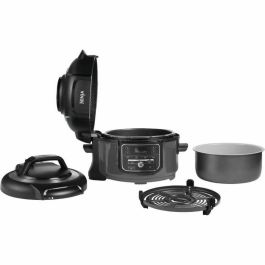 Ninja OP100EU Foodi Multicooker 6 en 1: Freidora de Aire, Cocción a Presión, Vapor, Horno, Recalentar - 4.7L Negro