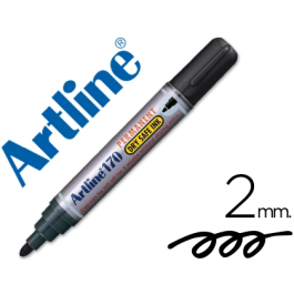 Artline Rotulador Permanente 170 Negro Punta Redonda 2mm Antisecado Precio: 21.99000034. SKU: B1HLJX6BFB