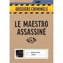 Asmodee ASM3760363610137 El Maestro Asesinado - Juego de mesa de investigación para adultos - A partir de 18 años - Fabricado en Francia
