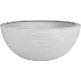 Eda Maceta de lavabo Graphit'Up Ø 40 - 14,9L - Blanco cal para exterior e interior, 100% reciclable