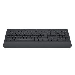 Logitech K650 Teclado Inalámbrico Signature Ergonómico con Reposamuñecas y Teclas Acolchadas, Multi-Plataforma, Resistente Salpicaduras