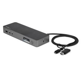 Startechcom Estación de Conexión 10 en 1 con USB-C, HDMI, DisplayPort y Ethernet hasta 4K