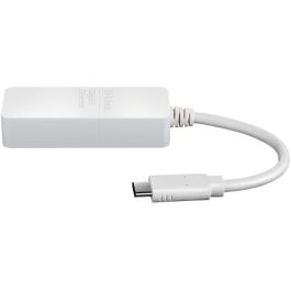 D-Link DUB-E130 Adaptador USB-C a RJ45 Ethernet Gigabit 1000 Mbps para PC/Portátil, Plug & Play, Ahorro Energía, Streaming 4K