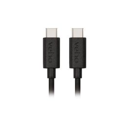 Veho Cable USB-C a USB-C Carga Rápida 60W y Sincronización 480Mbps, 1m, Tacton Negro Duradero