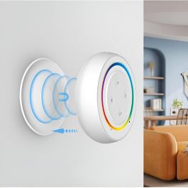 MiBoxer HLP-FUT037SA+ Mando RF Inalámbrico para Regulador LED RGB+CCT Rainbow 3 en 1 2.4 GHz con 30m alcance y base magnética