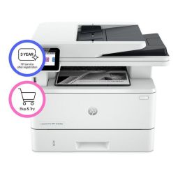 HP Multifunción Láser LaserJet Pro 4102Fdw | Impresión hasta 40ppm, Dúplex Automático, Wi-Fi, Ethernet, Escáner 50 hojas, Fax