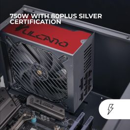 Mars Gaming Fuente de Alimentación MPVU750SIM 750W 80 Plus Silver Ventilador 14cm Modular ATX