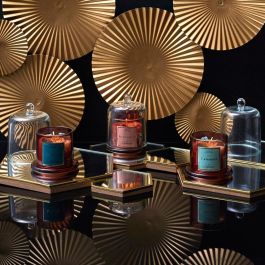 Home Deco Factory Vela Perfumada Piedras Apothicaire con Campana para Decoración del Hogar