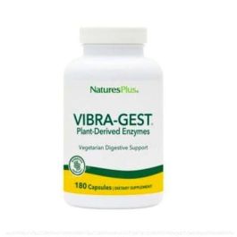 NATURES PLUS Vibra-Gest 180 Cápsulas, Enzimas Digestivas con Probióticos, Apto para Vegetarianos Precio: 42.5000004. SKU: B168CSKKDE