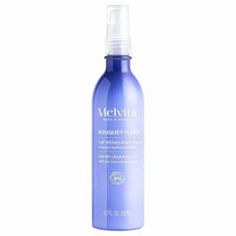Melvita BOUQUET FLORAL Leche Desmaquillante Facial Orgánica Certificada Ecocert Detox Piel Seca Sensible Hidratante Calmante 200 ml